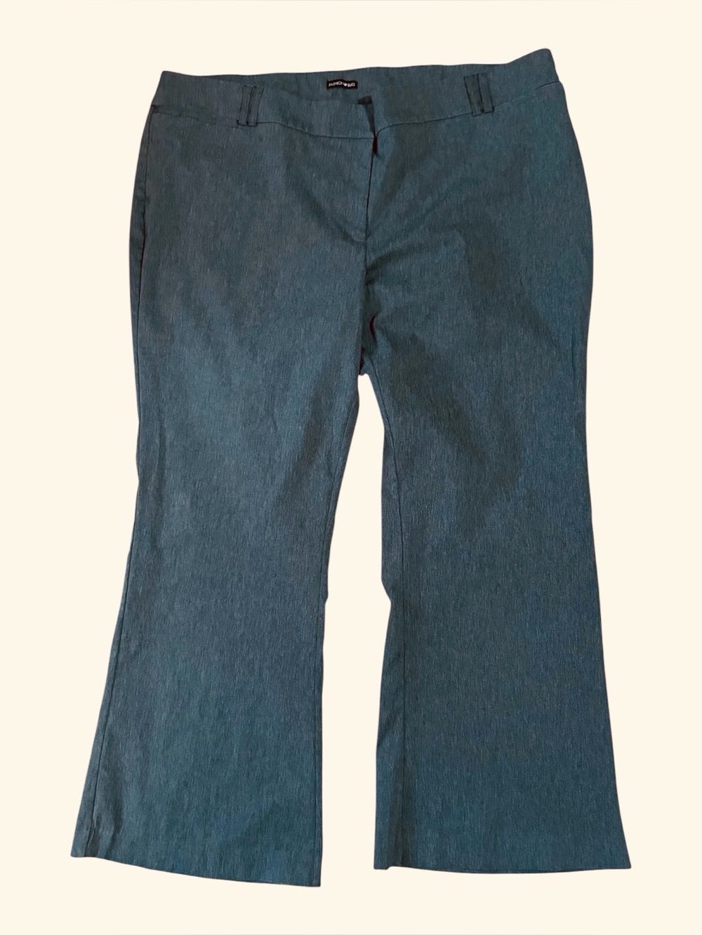 Fashion Bug Charcoal Gray Dress Pants Trousers Bootcut Plus Size 28W